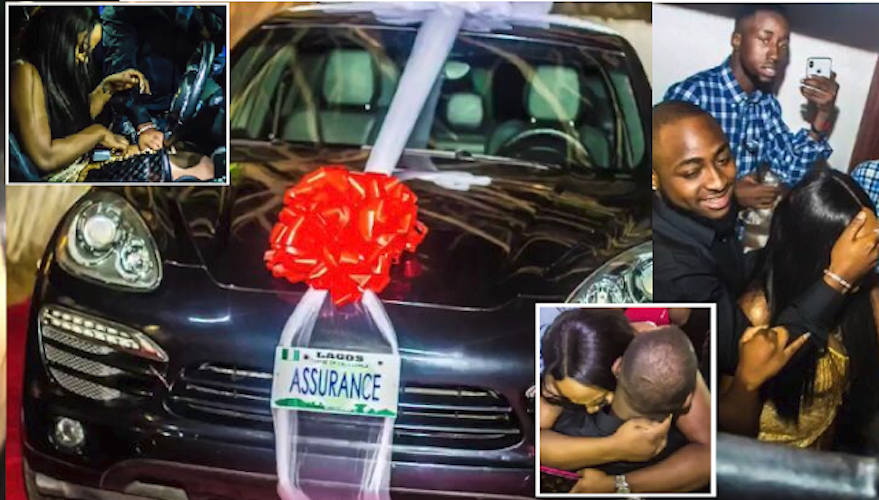 Davido Gives Girlfriend A Porsche