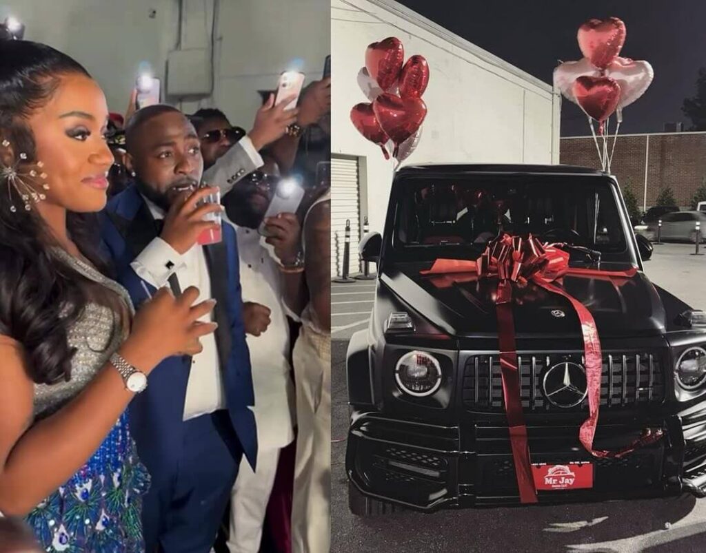 davido gift chioma gwagon