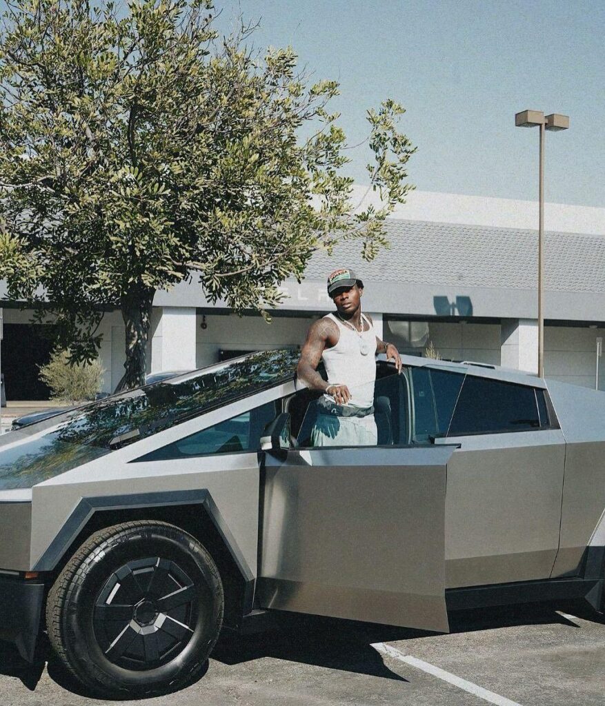 Top 4 Nigerian Musicians who own and drive Tesla Cybertruck in 2025 1 Asake Tesla cybertruck