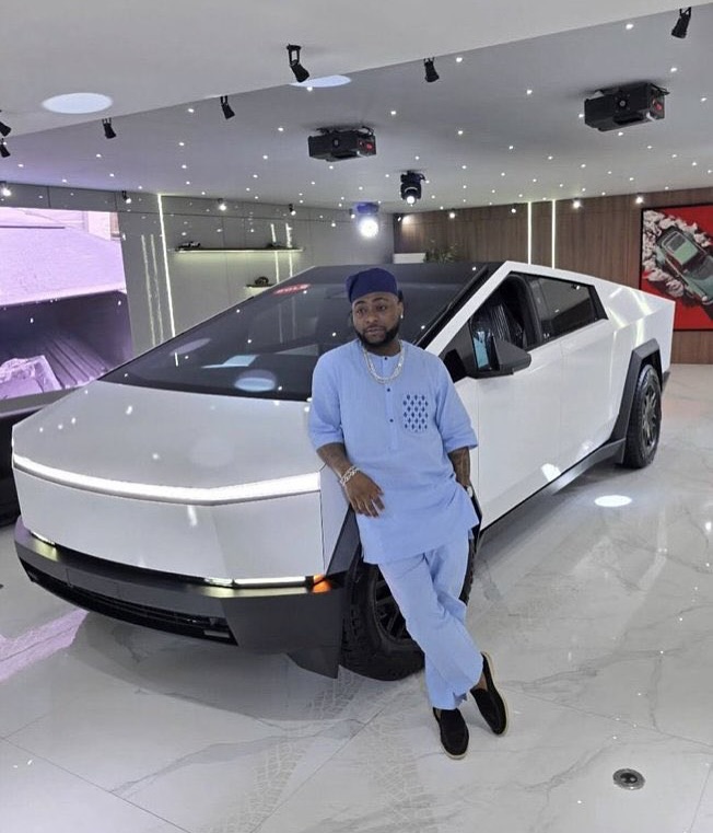 Omo Baba Olowo Strikes Again! Davido Buys 1.3 billion naira 2026 Mercedes-Benz SL 680 Monogram — After Just Acquiring a ₦300M Tesla Cybertruck 2 Davido Tesla cybertruck