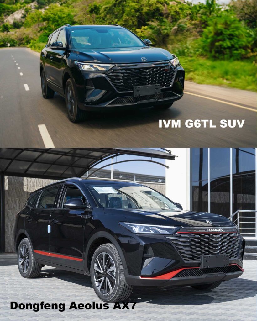 IVM G6TL SUV and Dongfeng Aeolus AX7