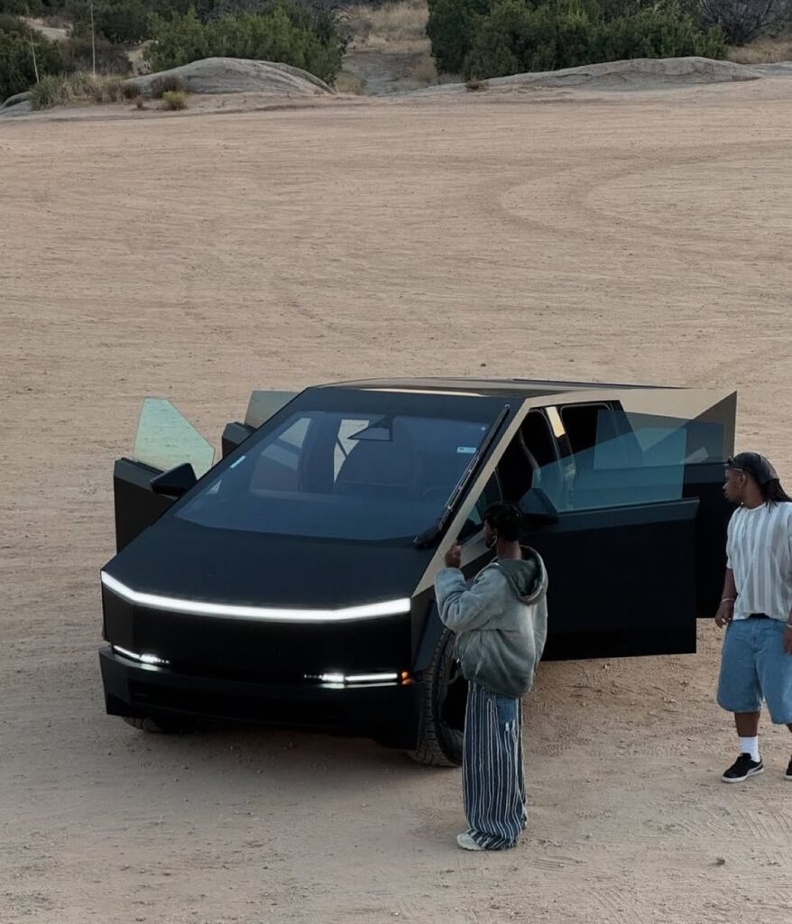 Top 4 Nigerian Musicians who own and drive Tesla Cybertruck in 2025 4 Omah Lay Tesla cybertruck